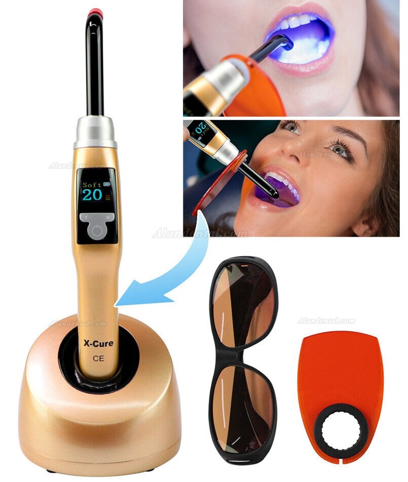 Woodpecker X-Cure Dental 1 Sec Curing Light Lamp with Caries Detector